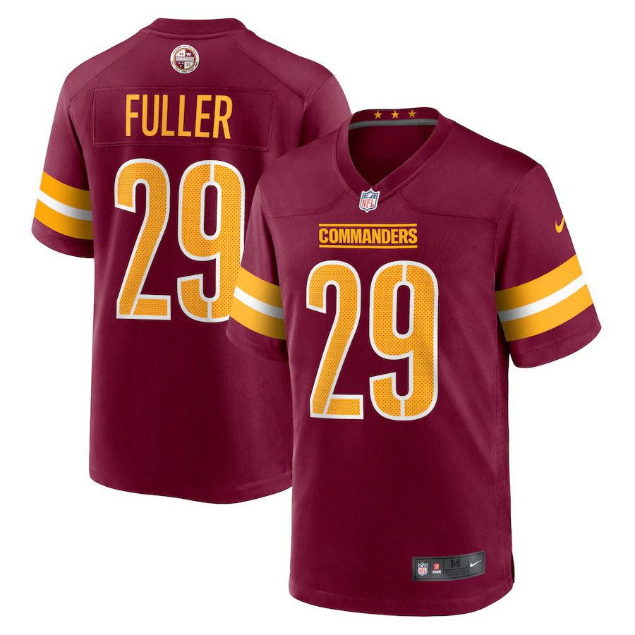Men Washington Commanders #29 Kendall Fuller Nike Burgundy Game NFL Jersey